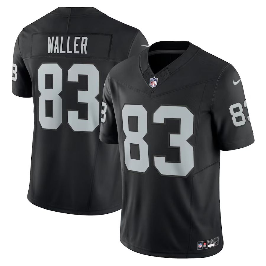 Men Las Vegas Raiders 83 Darren Waller Nike Black Vapor F.U.S.E. Limited NFL Jersey